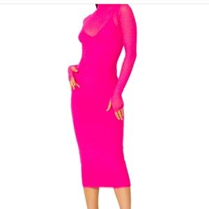AFRM Nordstrom shailene pink rhinestone dress- STUNNING!!!